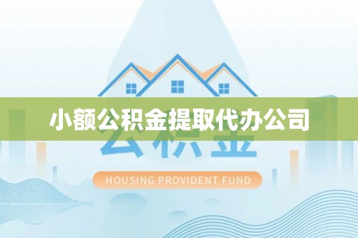 和平小额公积金提取代办公司